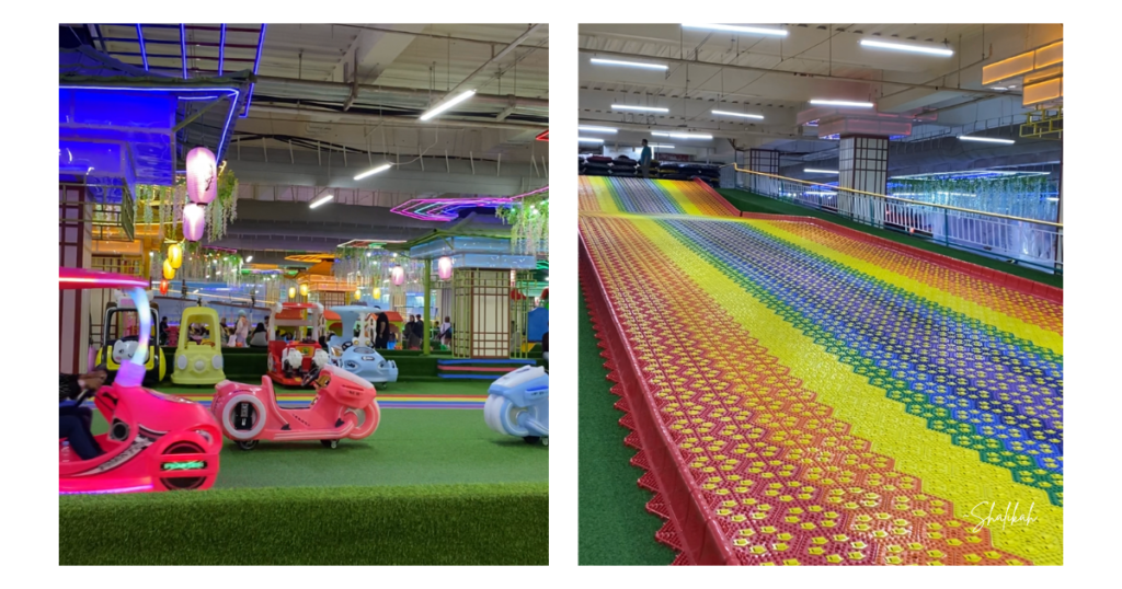 Perosotan Pelangi di Blok M Square Garden Eat & Play